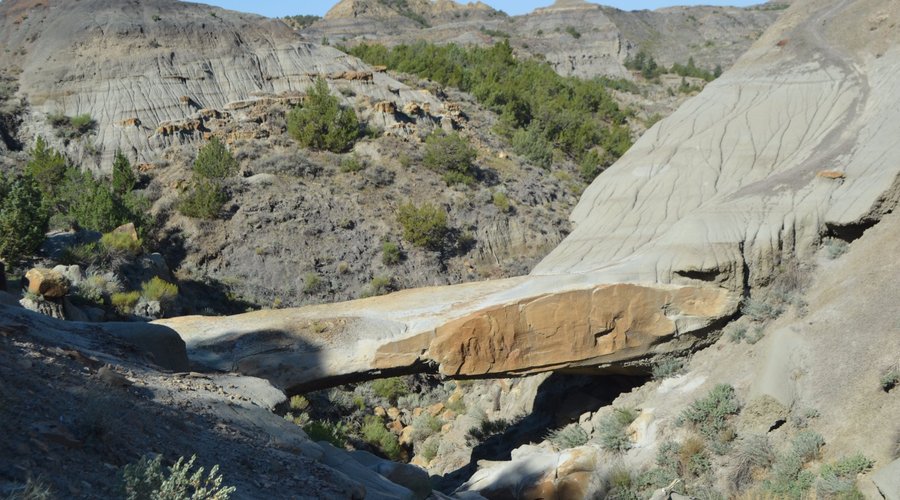 The Natural Bridge on our hike at Cap Rock!