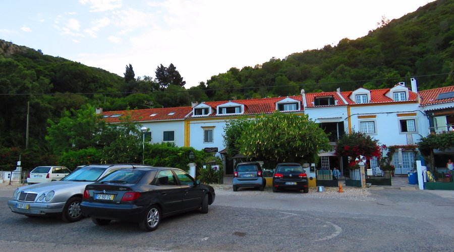 The House and where you park on arrival