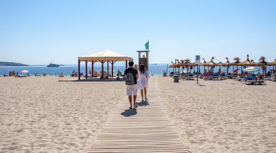 Beach at the Sol Palmanova All Inclusive