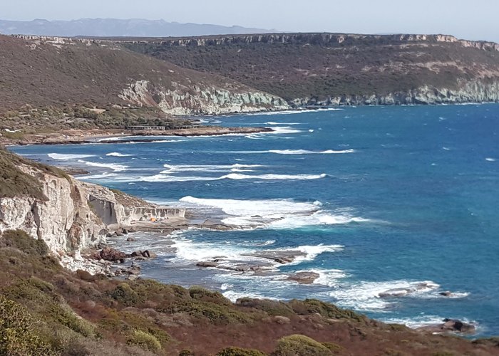 de kustweg van Alghero naar Bosa