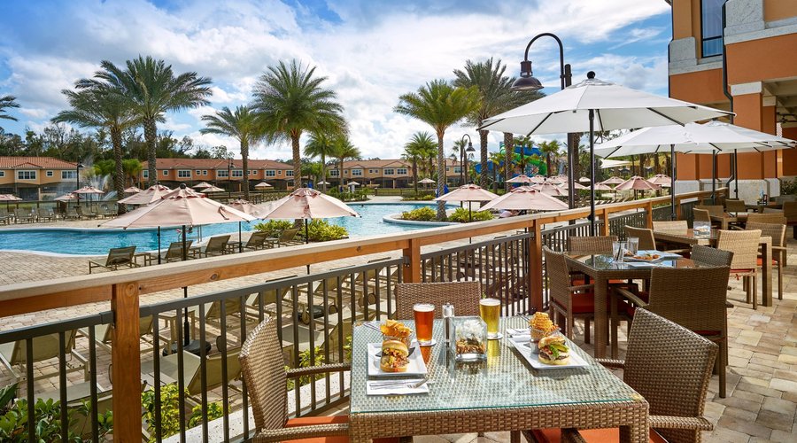 dinning outside