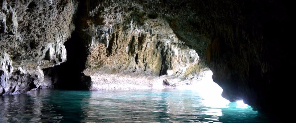 Mesmerizing color of the waters inside Baras Cave