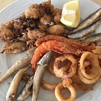 Fritura de pescado.