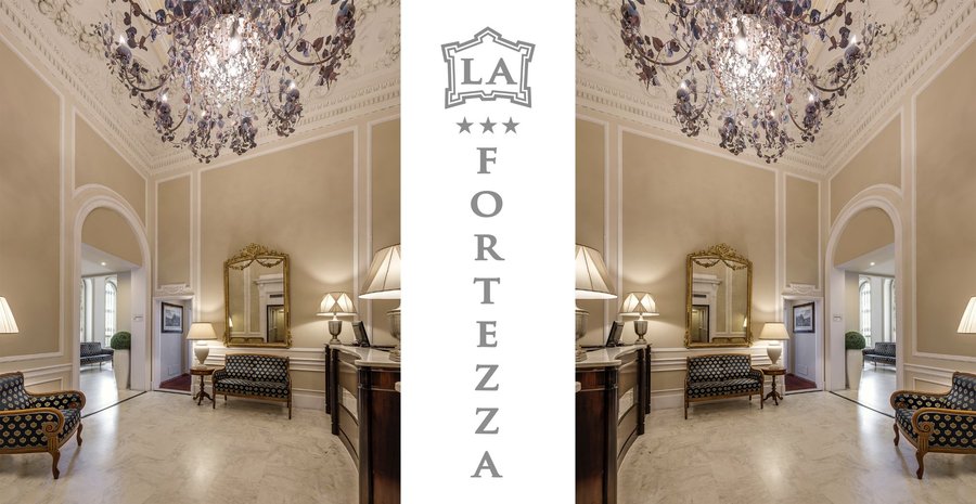 Reception - Hotel La Fortezza stands in a quiet residential area in a 19th Century building