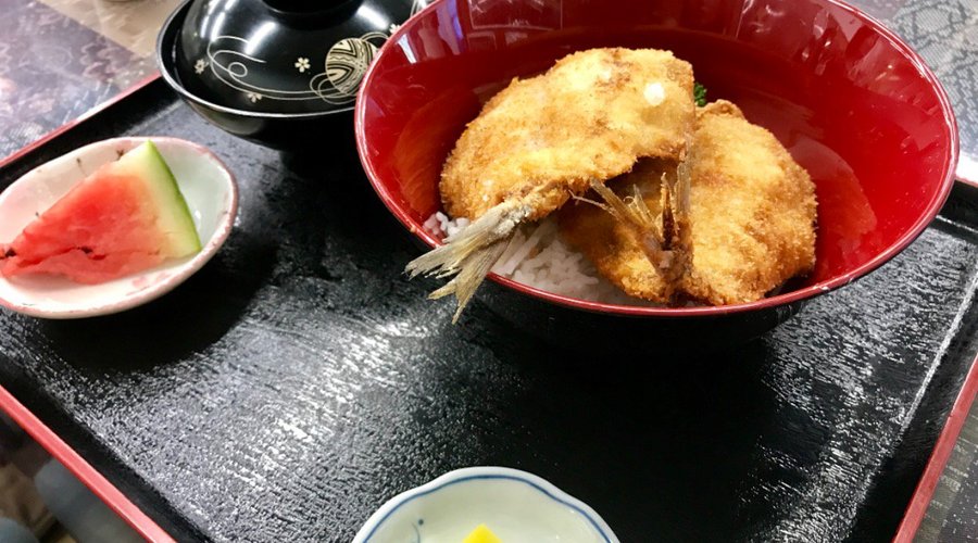 アジフライ定食！