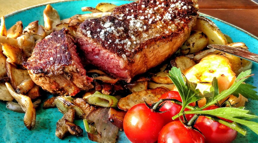 Steak vom Öhe-Rind.
