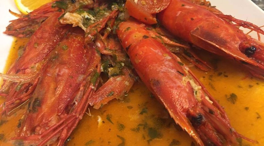 Gamberi alla Vernaccia...Gamberi  pescati nei nostri mari....una magia di sapori....