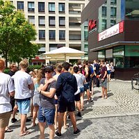 manchmal sehr voll