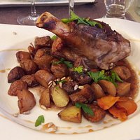 pour monsieur c'était la souris d'agneau, un délice.