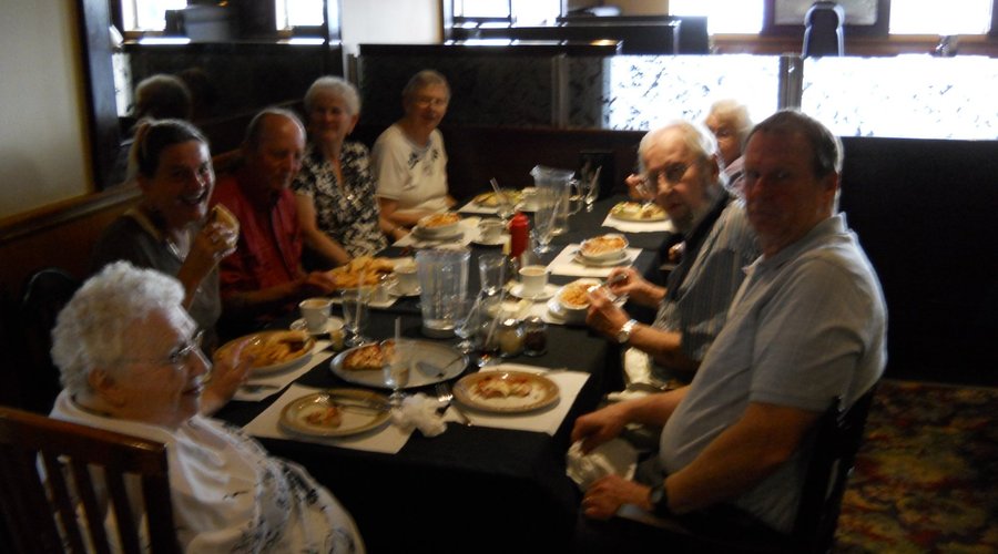 Ample seating for large family reunions.
