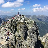 Poland's highest mountain peak... mount Rysy