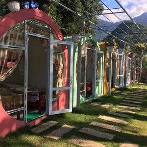 Nice colourful little shack