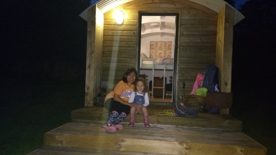 Glamping at Dews Lake