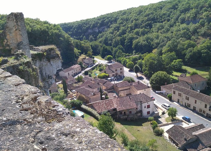 Vue du village depuis le château