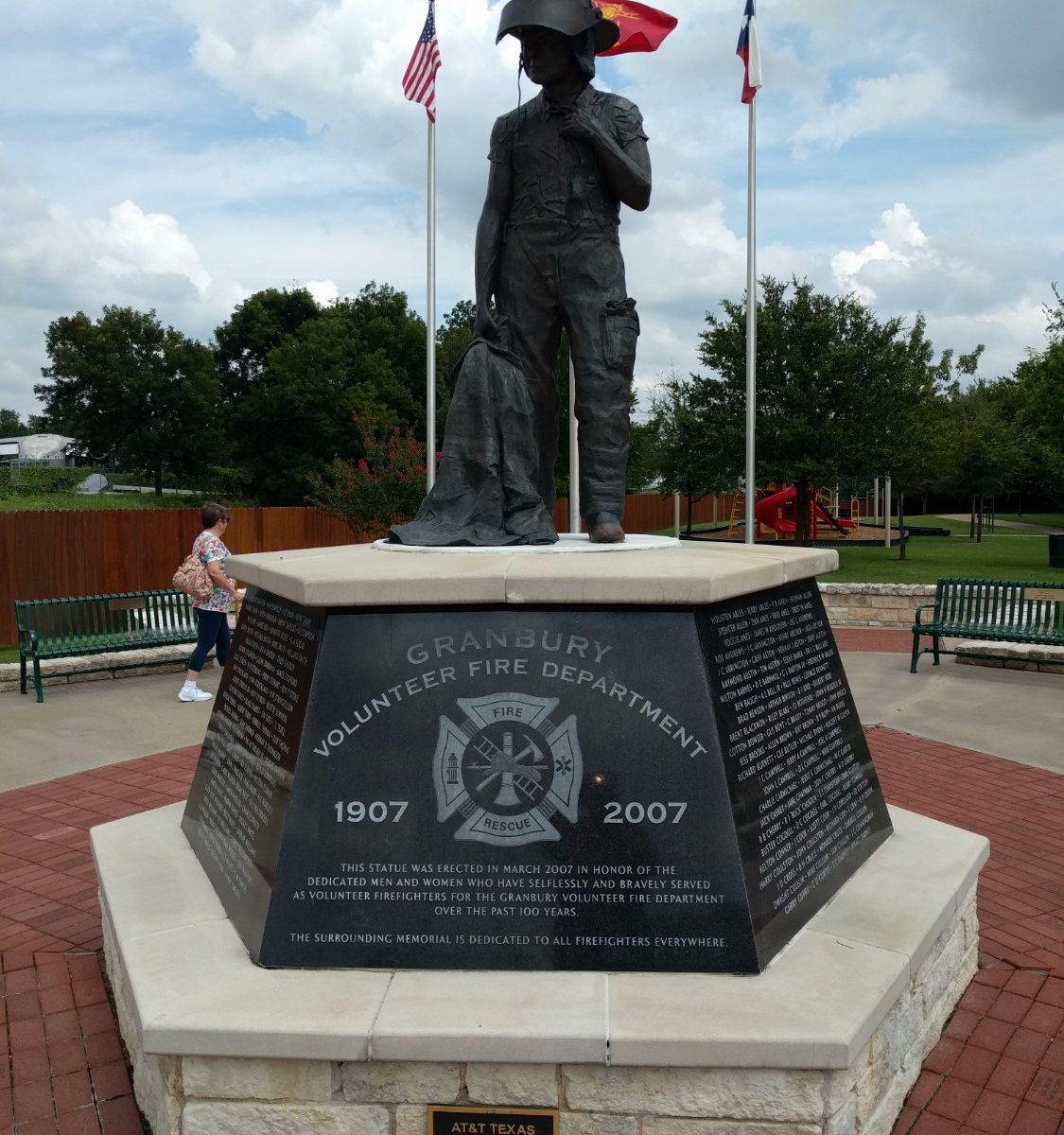 Jim Burks Firefighters Memorial Park, Granbury