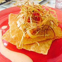 Lasaña crujiente de Centollo