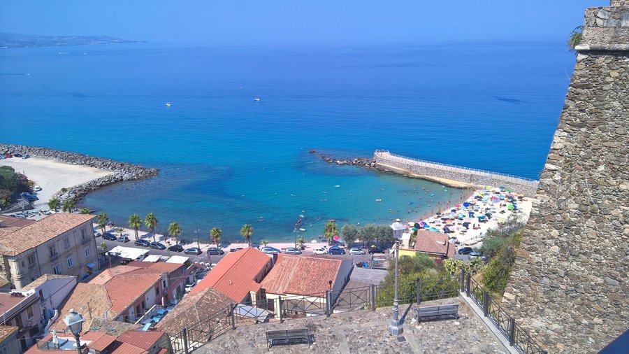 Foto panoramica dal Castello Aragonese Murat.