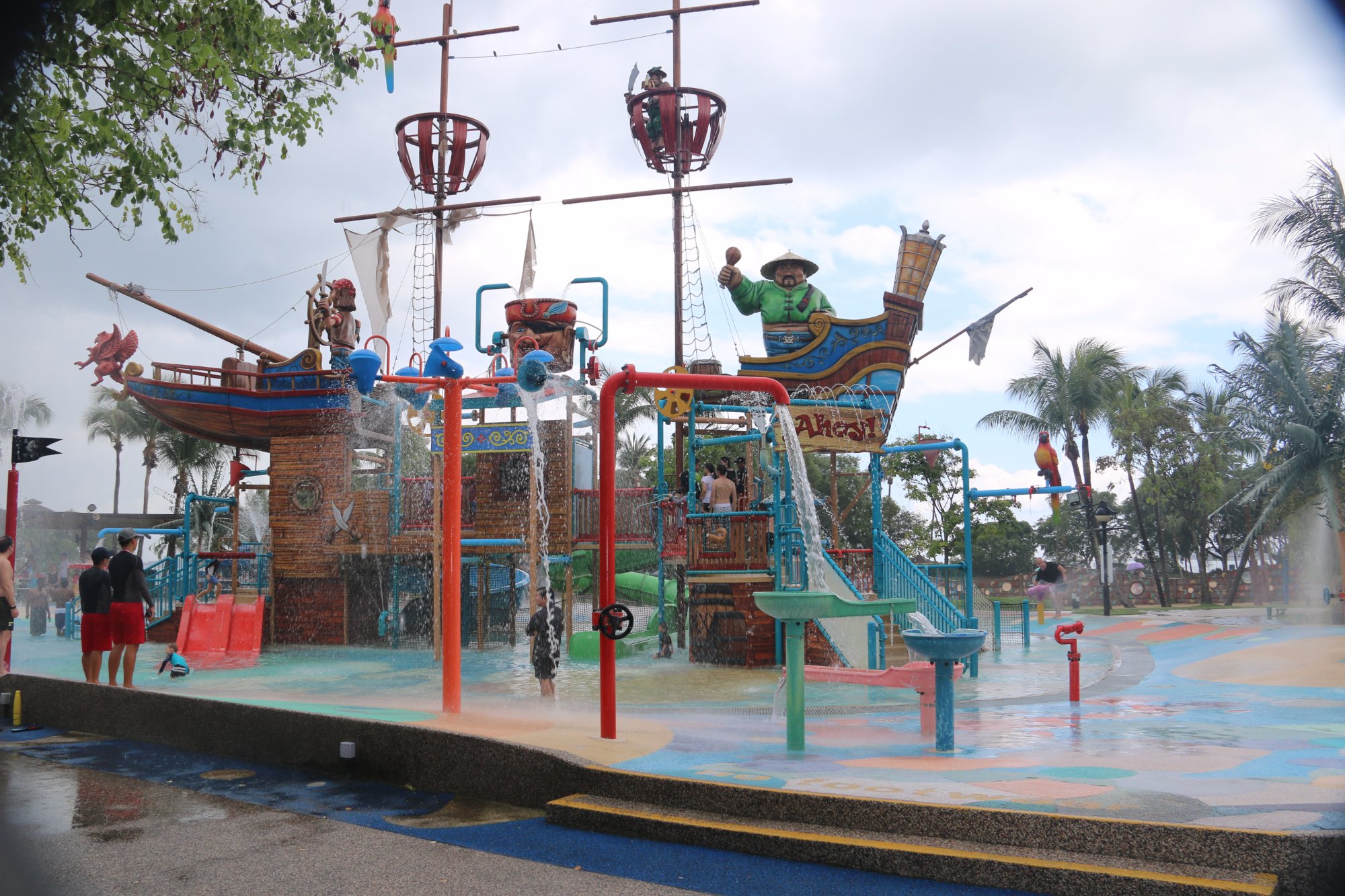 pirate ship water play