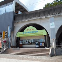 駅高架橋下にはめ込まれたプレハブ