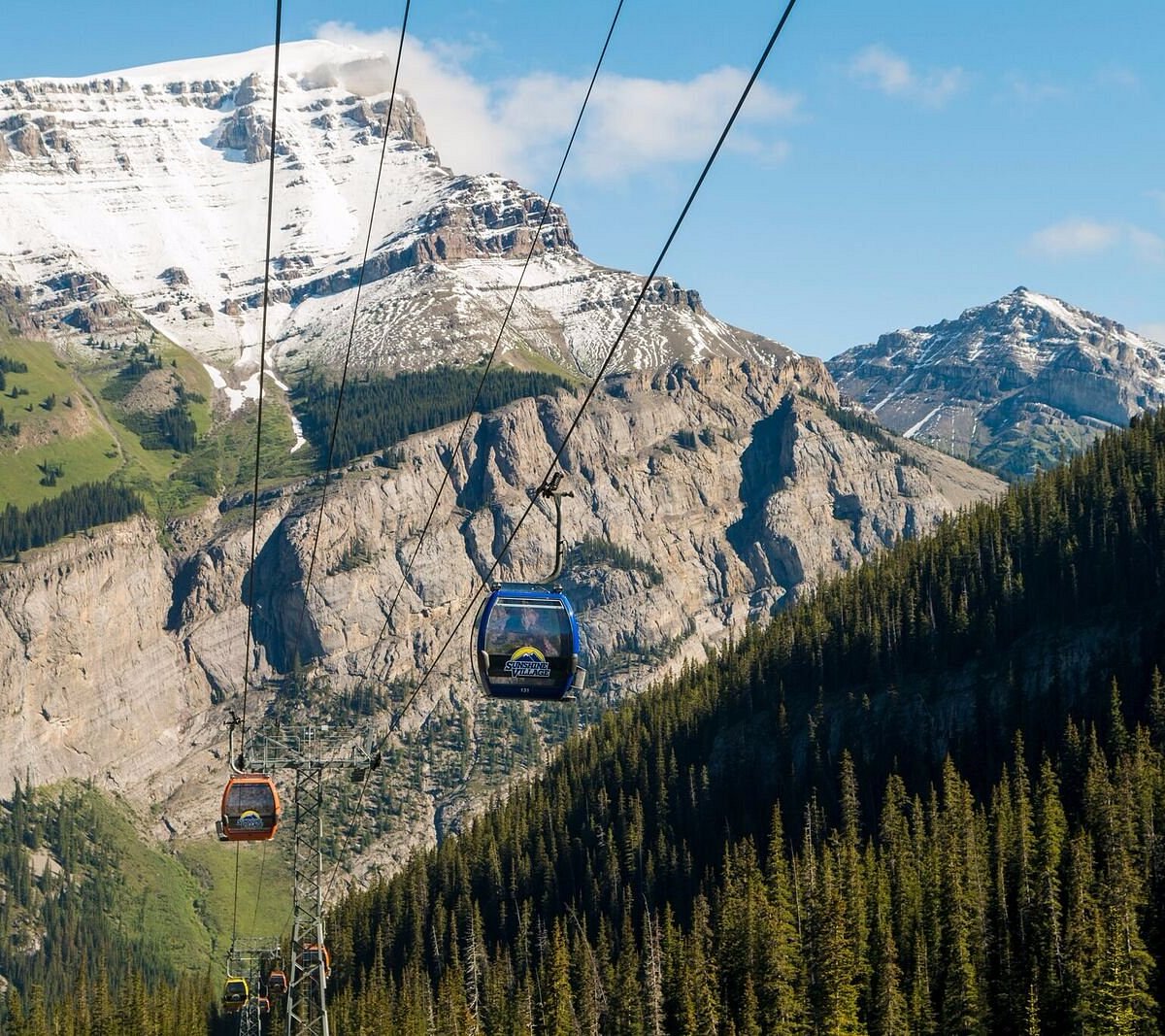 Banff Canada высота гор