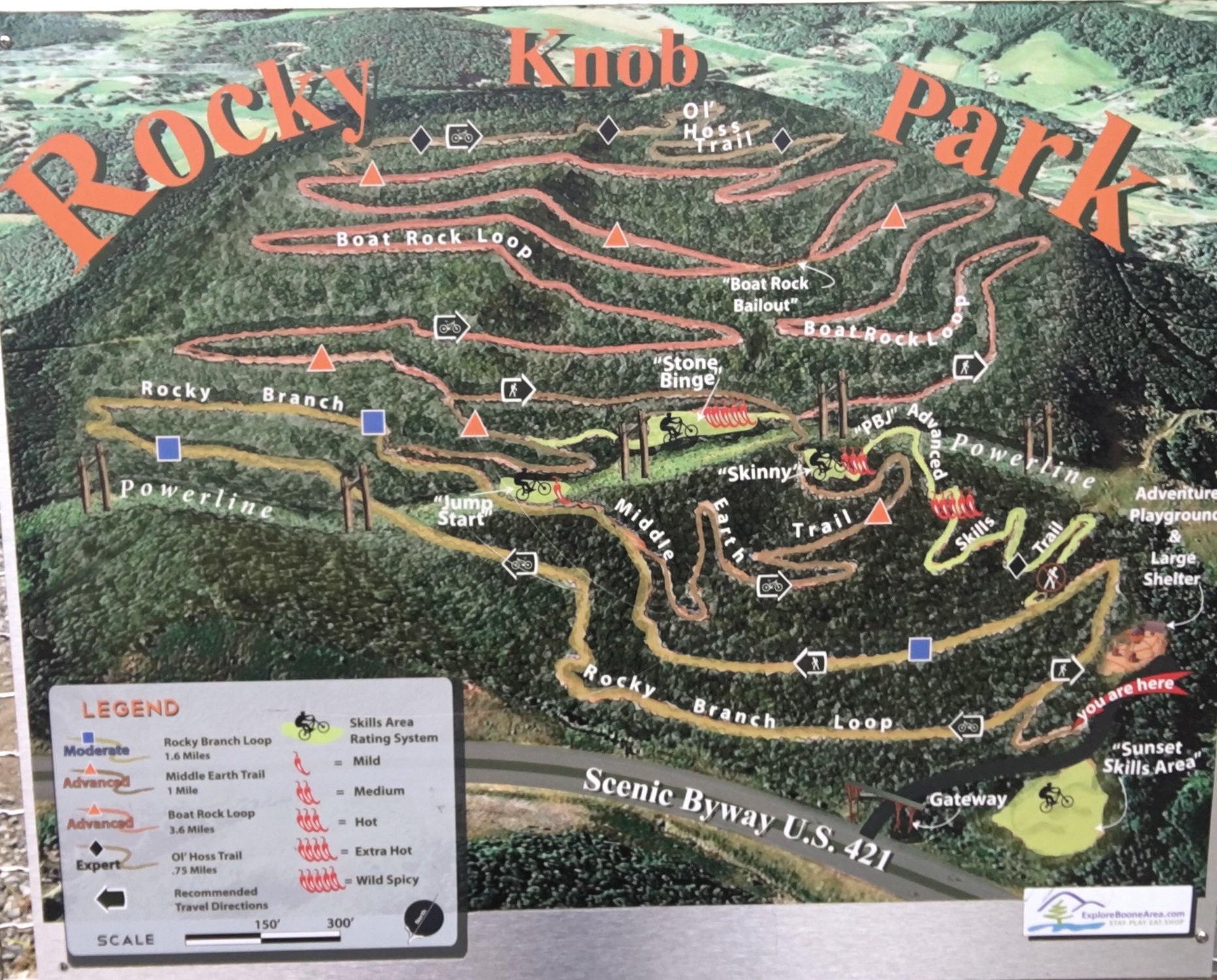 Rocky knob 2024 mountain bike park