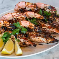 Marinated gambas