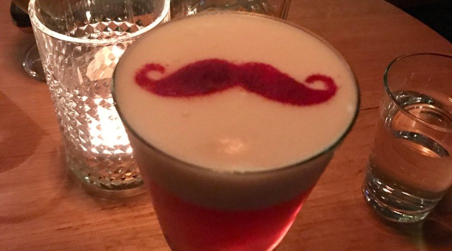 Pink Mustache Gin Cocktail
