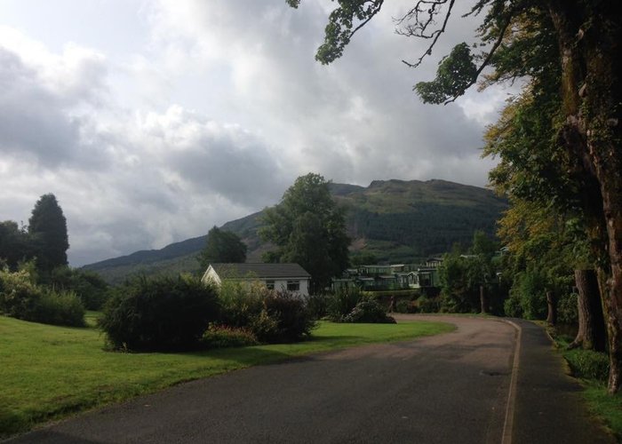 View from our lodge, Lochgoilhead 