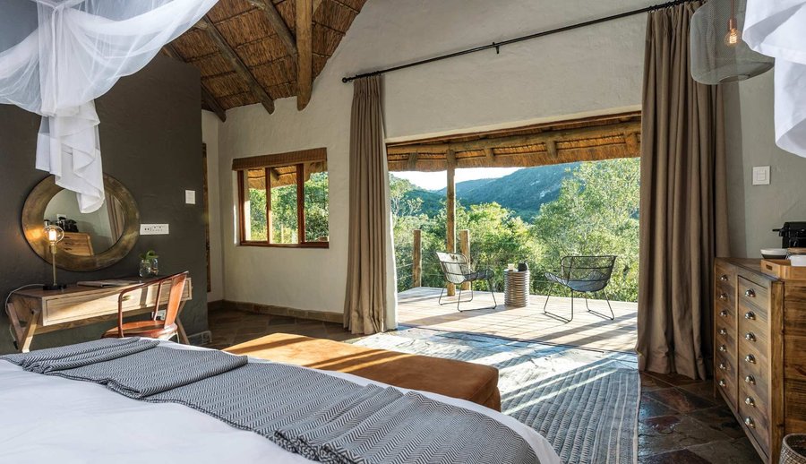 Take in the sights and sounds of nature from the comfort of your own private chalet