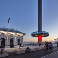 British Airways i360 at sunset - Photo by Paul Raftery (@paulrafphoto)