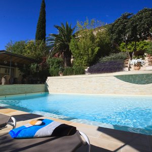 The pool and summer lounge