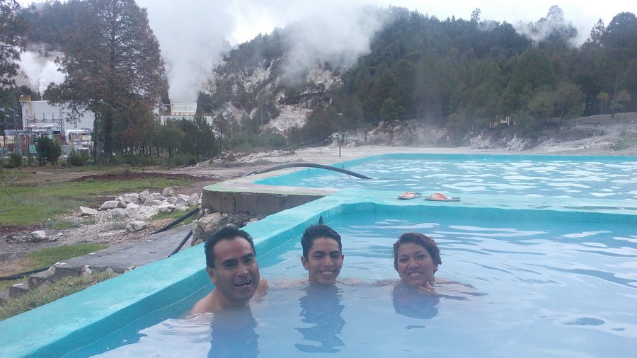 El agua super calientita