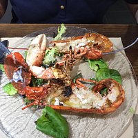 Magnífico bogavante plancha