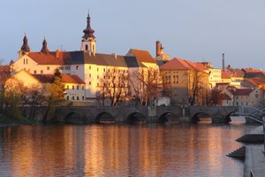 Hotel Art in Pisek, image may contain: Waterfront, Water, Outdoors, Fortress