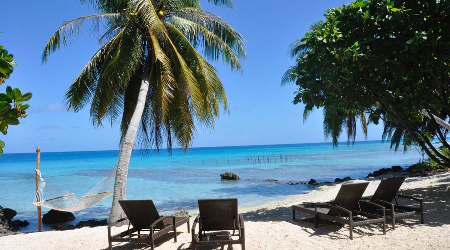Private beach