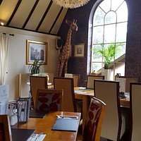 Inside the restaurant area