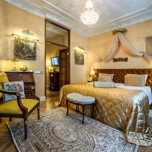 Imperial Hotel & Restaurant in Vilnius, image may contain: Home Decor, Monitor, Screen, Computer Hardware
