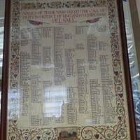 Pelsall Roll of Honour
