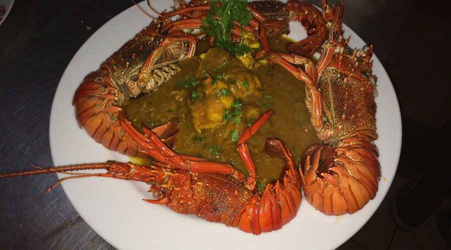 Lobster curry on request .............