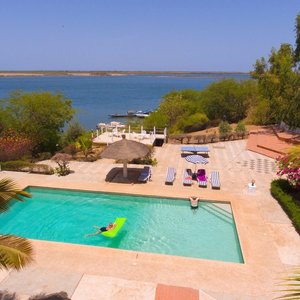 vue piscine