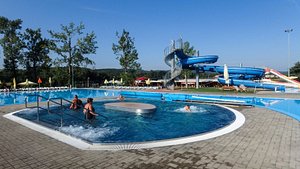 Hotel Aquatermal in Dolna Strehova, image may contain: Water, Water Park, Amusement Park, Hot Tub