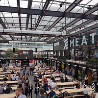 The lively noisy main space