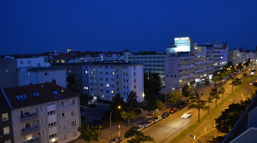 Blick von der Dachterrasse