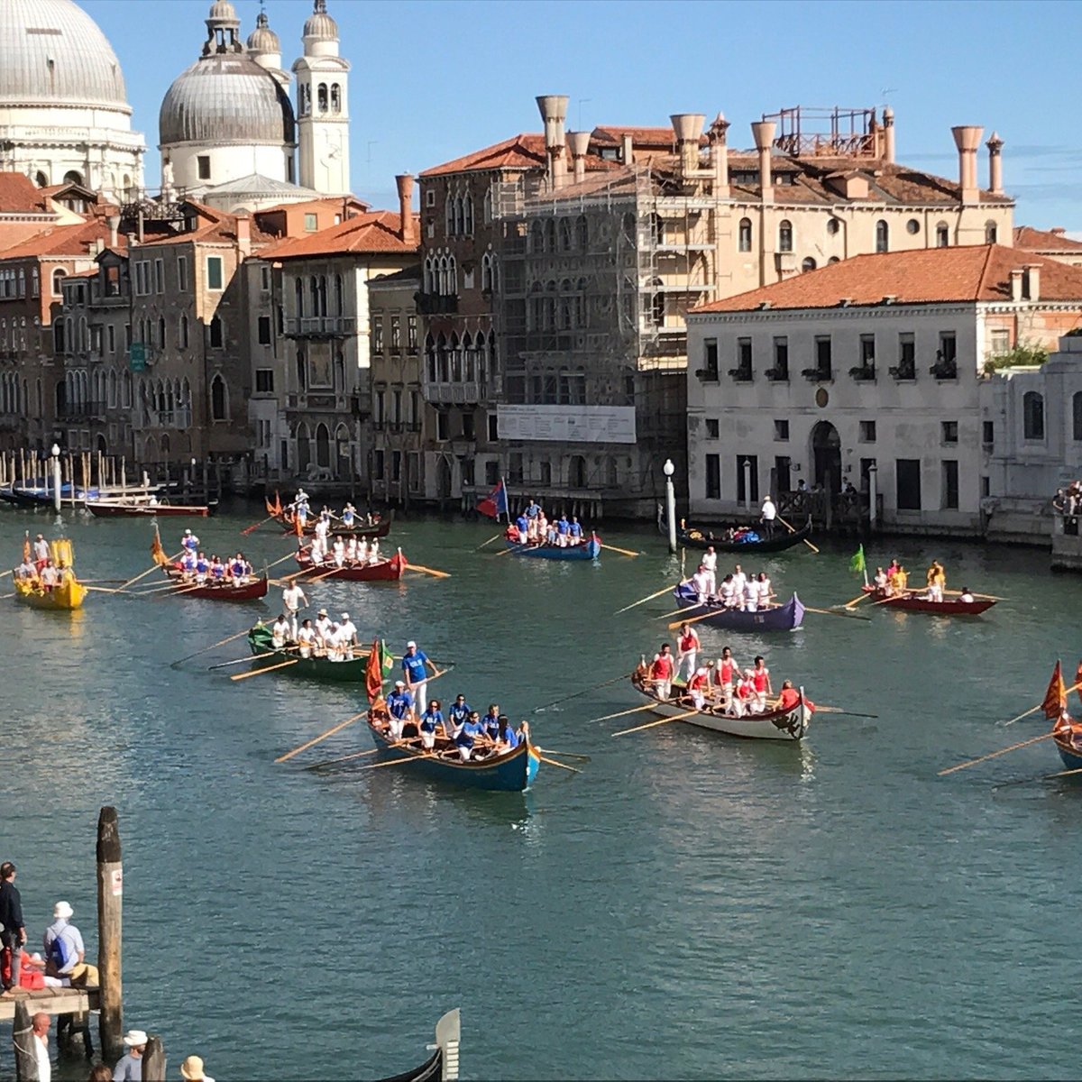 Venice, Italy. 01st May, 2023. Venezia celebrates the victory