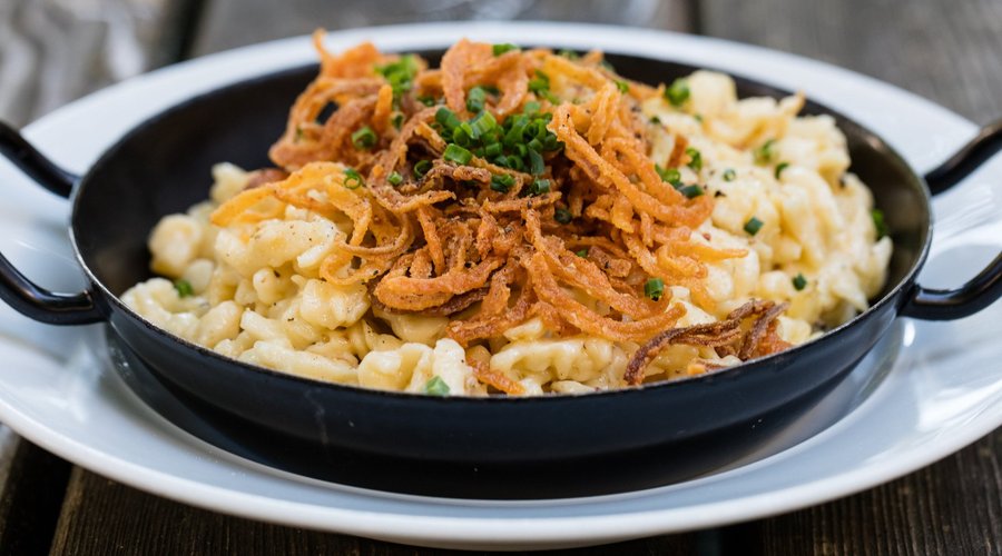 Allgäuer Dialekt, Kaspatzn mit Berkäse
