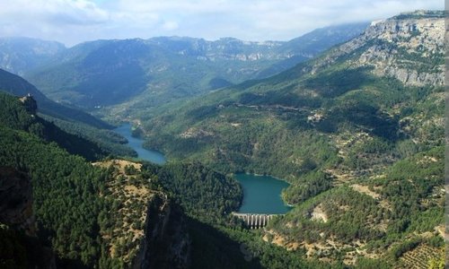 Pantano del Tranco conocido como El Tranco de Beas.