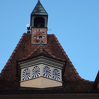 St-Ursanne - Porte St-Pierre (clocheton avec horloge)