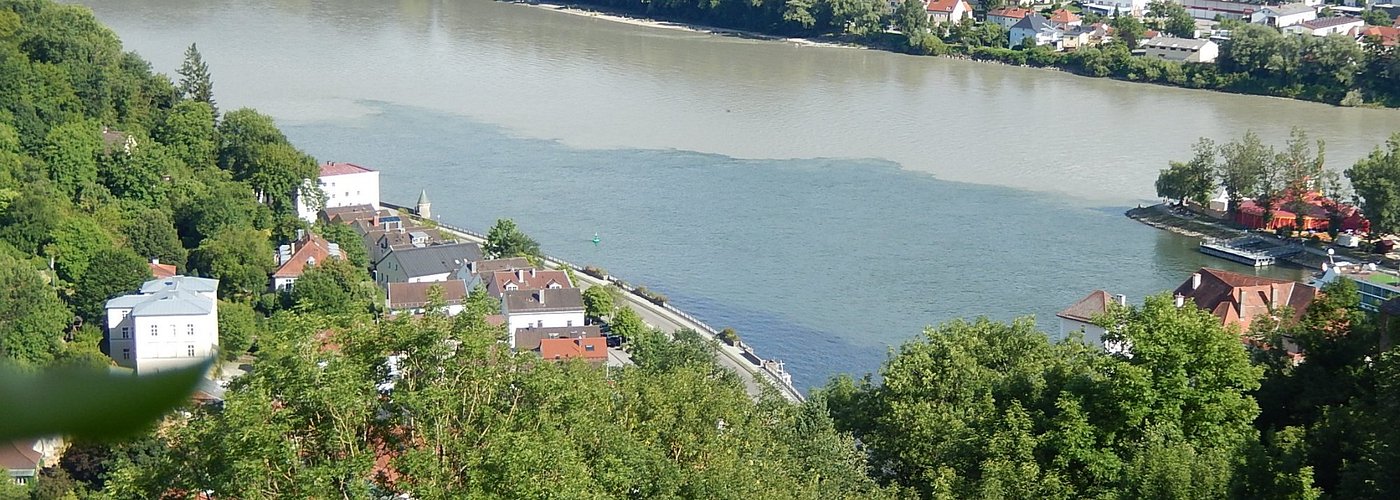De Donau, Passau, Duitsland