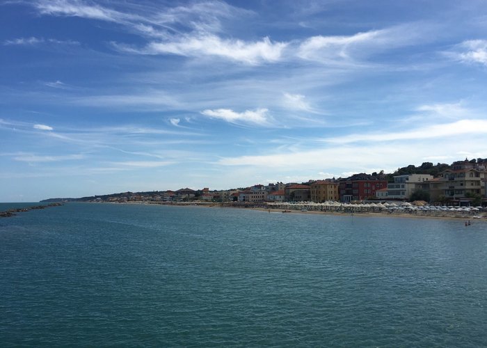 Ein schöner Aussichtspunkt in Francavilla al mare - die in der Nähe gelegene sie Sirena-Bar wurd