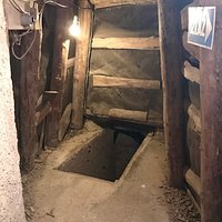 Parte della miniera che si può visitare nel Narodni Muzej...